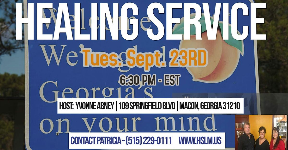 HEALING SERVICE IN MACON, GEORGIA WITH DAVE & PATRICIA LAGE