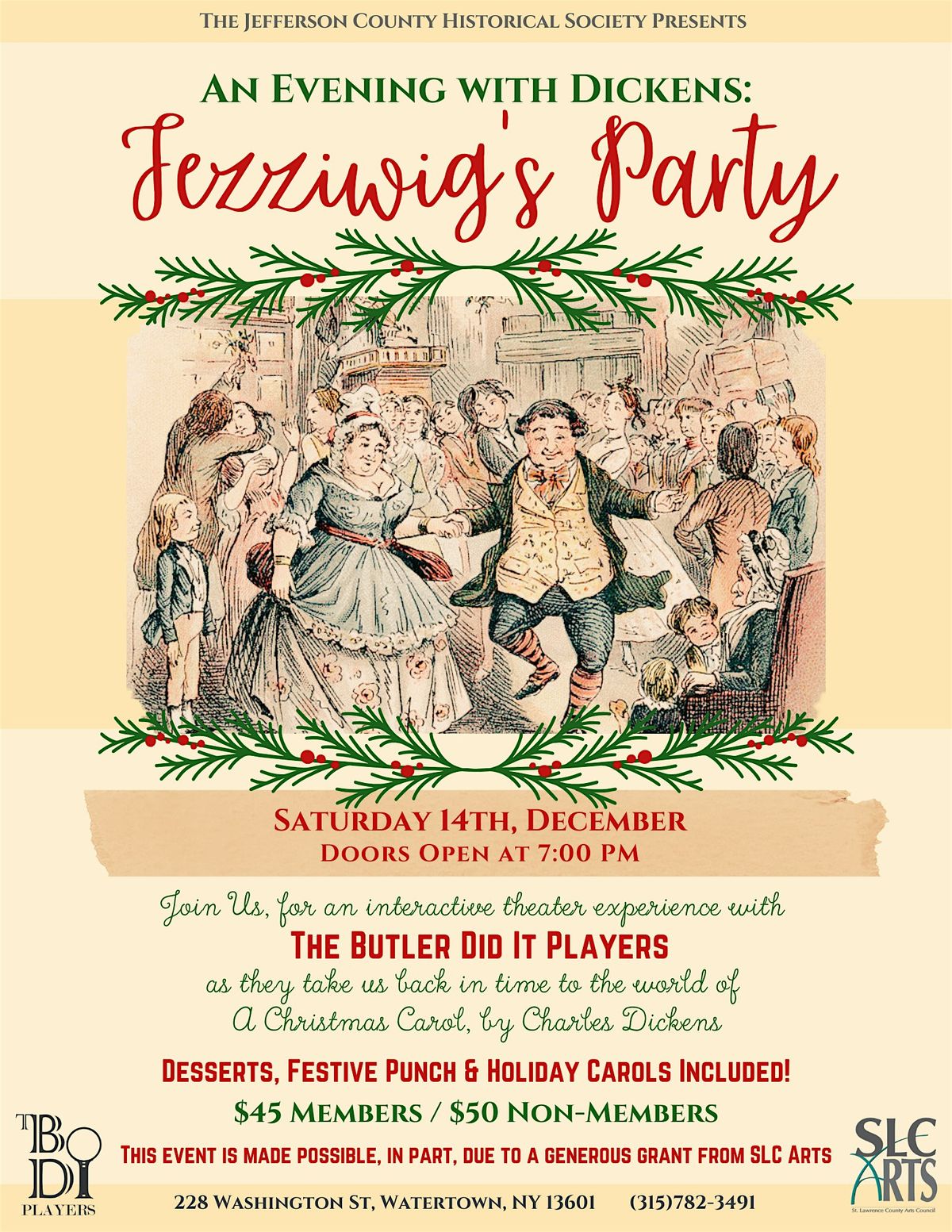 An Evening With Dickens: Fezziwig's Party