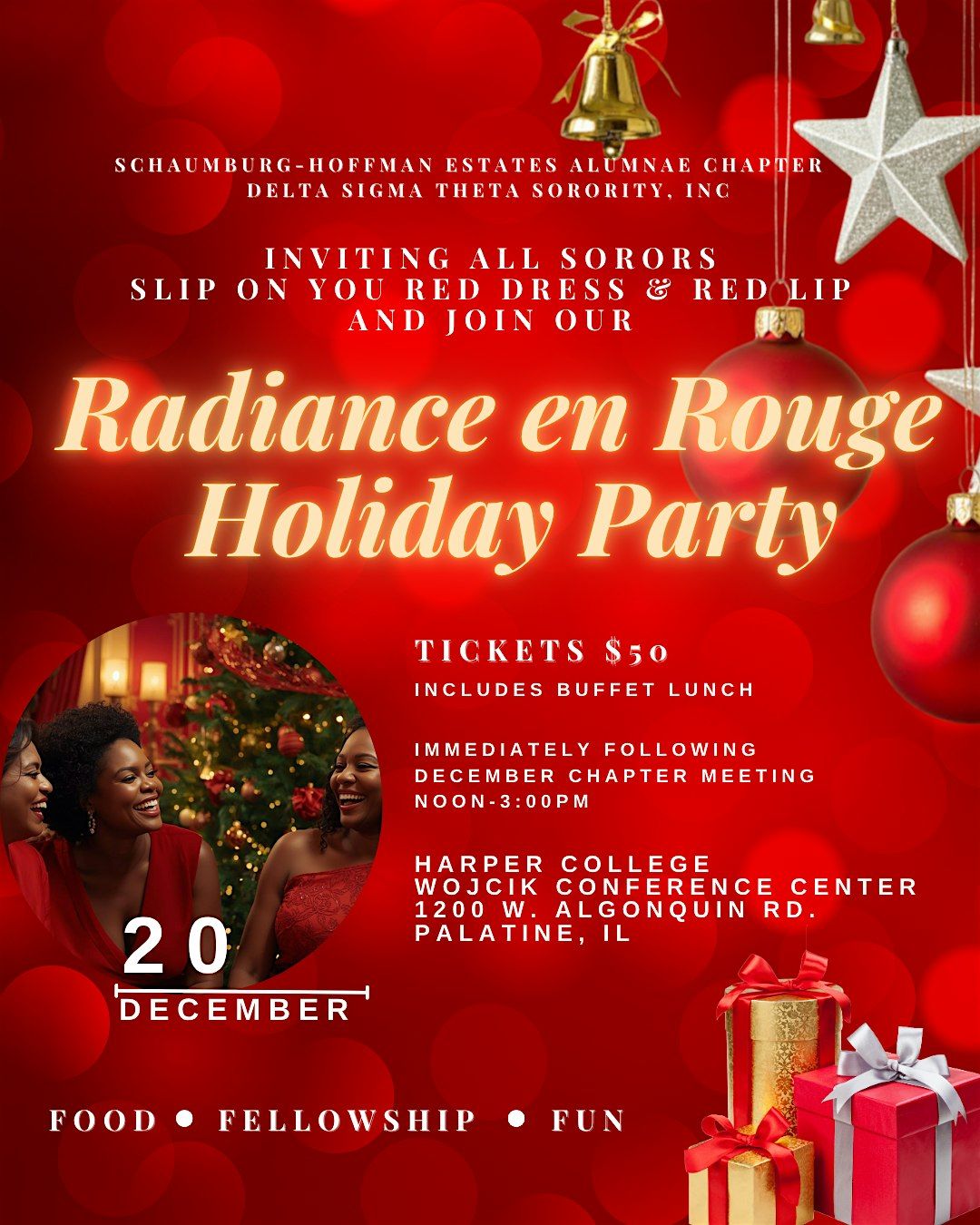 DST SHAC Radiance En Rouge Holiday Party 2025