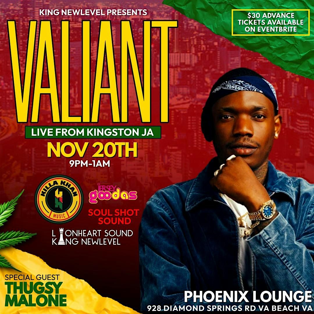 Valiant LIVE From Kingston, Jamaica