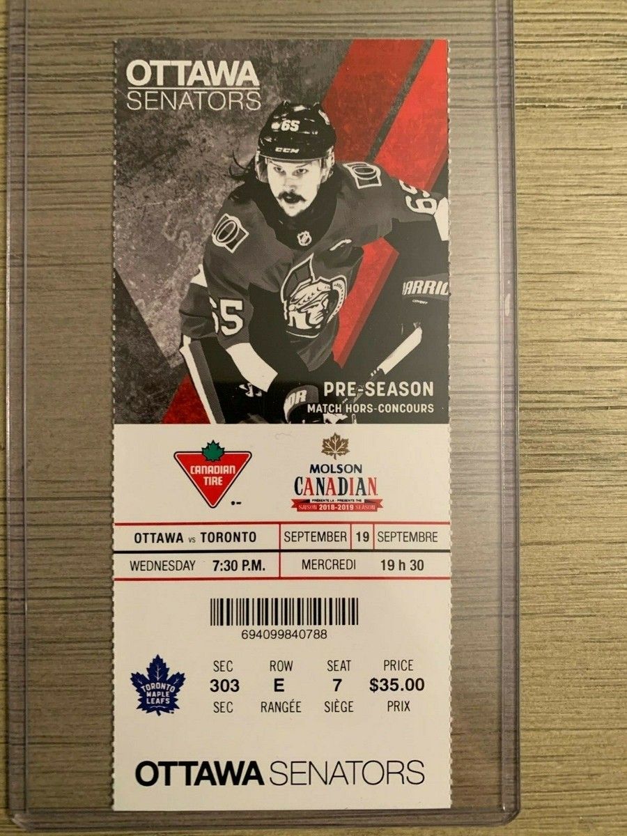 Preseason - New Jersey Devils at Ottawa Senators Tickets