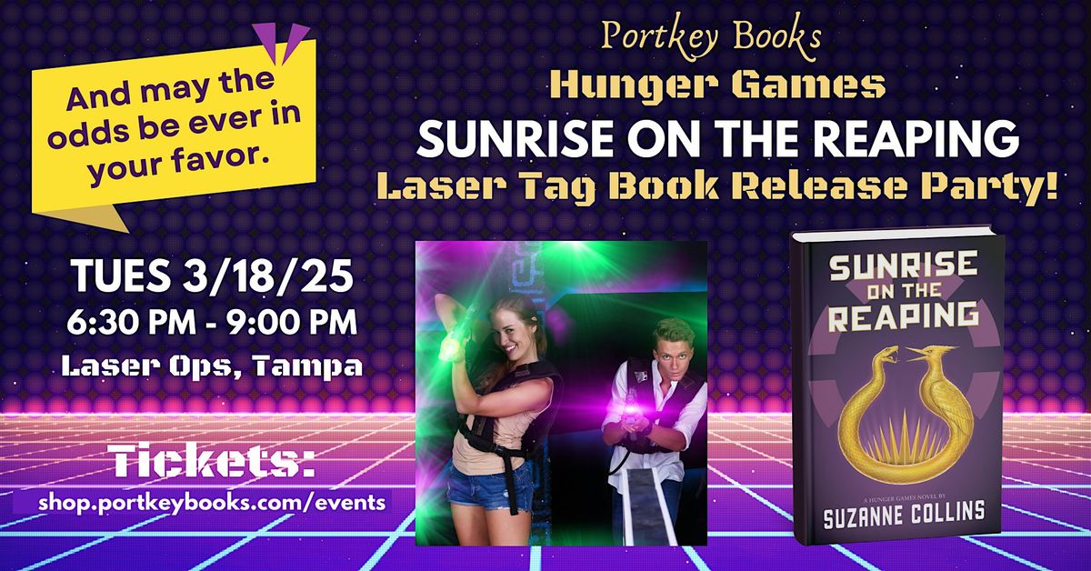 Hunger Games Sunrise on the Reaping Laser Tag Book Release Party