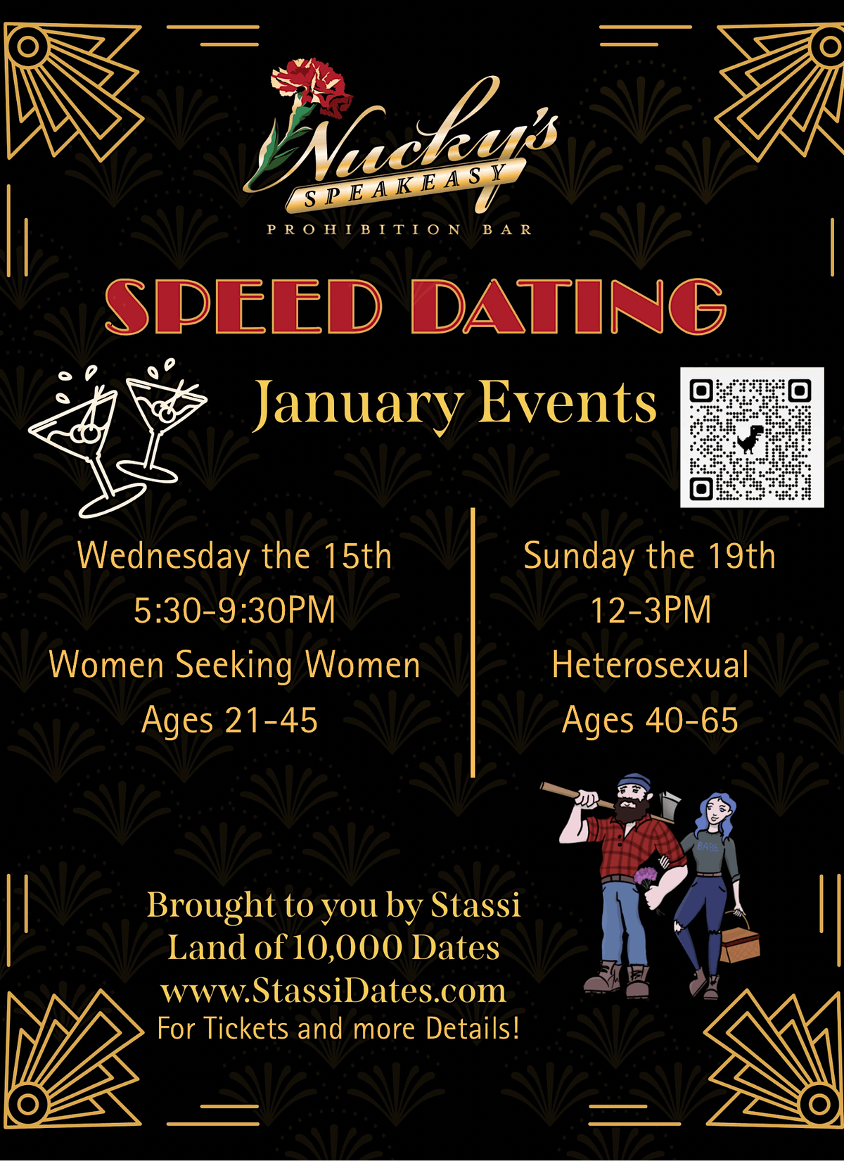 Land of 10,000 Dates Speed Dating ages 21-45 (women seeking women)