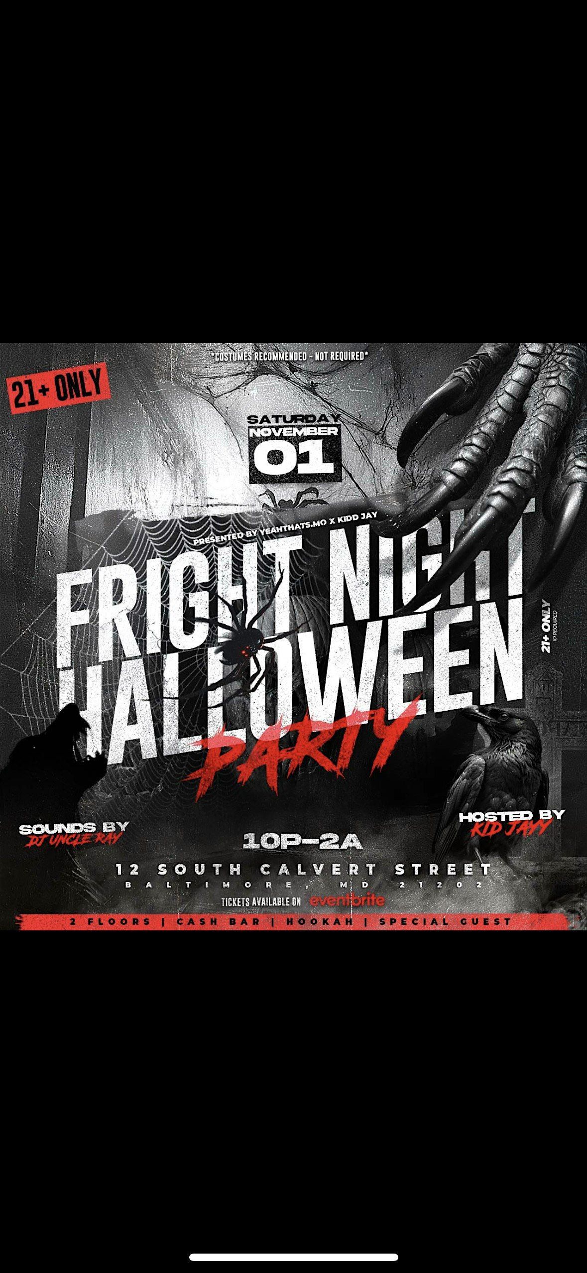 FRIGHT NIGHT HALLOWEEN PARTY