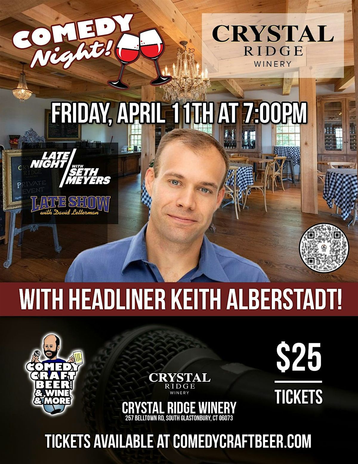 Comedy Night at Crystal Ridge Winery