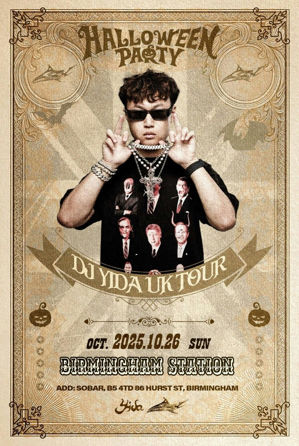 \u4f2f\u660e\u7ff010.26 ASHZONE x DJ YIDA UK TOUR HALLOWEEN NIGHT PARTY\/\u4e07\u5723\u8282\u4e3b\u9898\u6d3e\u5bf9  