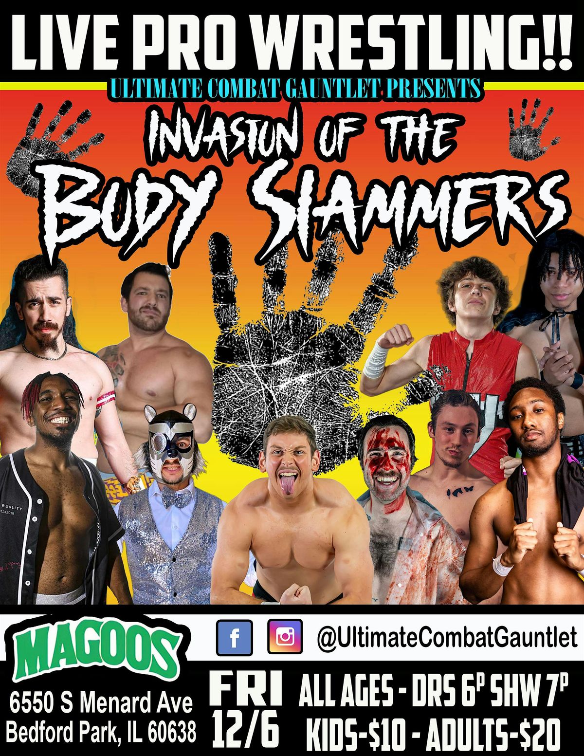 UCG - LIVE PRO WRESTLING - Invasion of the Body Slammers