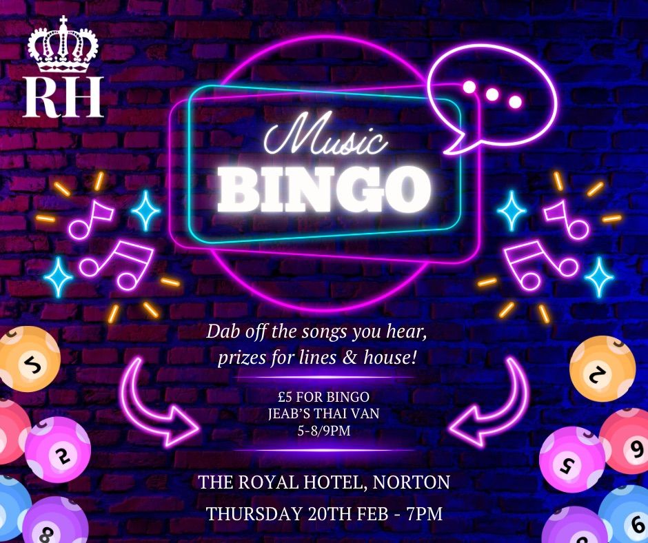 The Royal Music Bingo \ud83c\udfb6