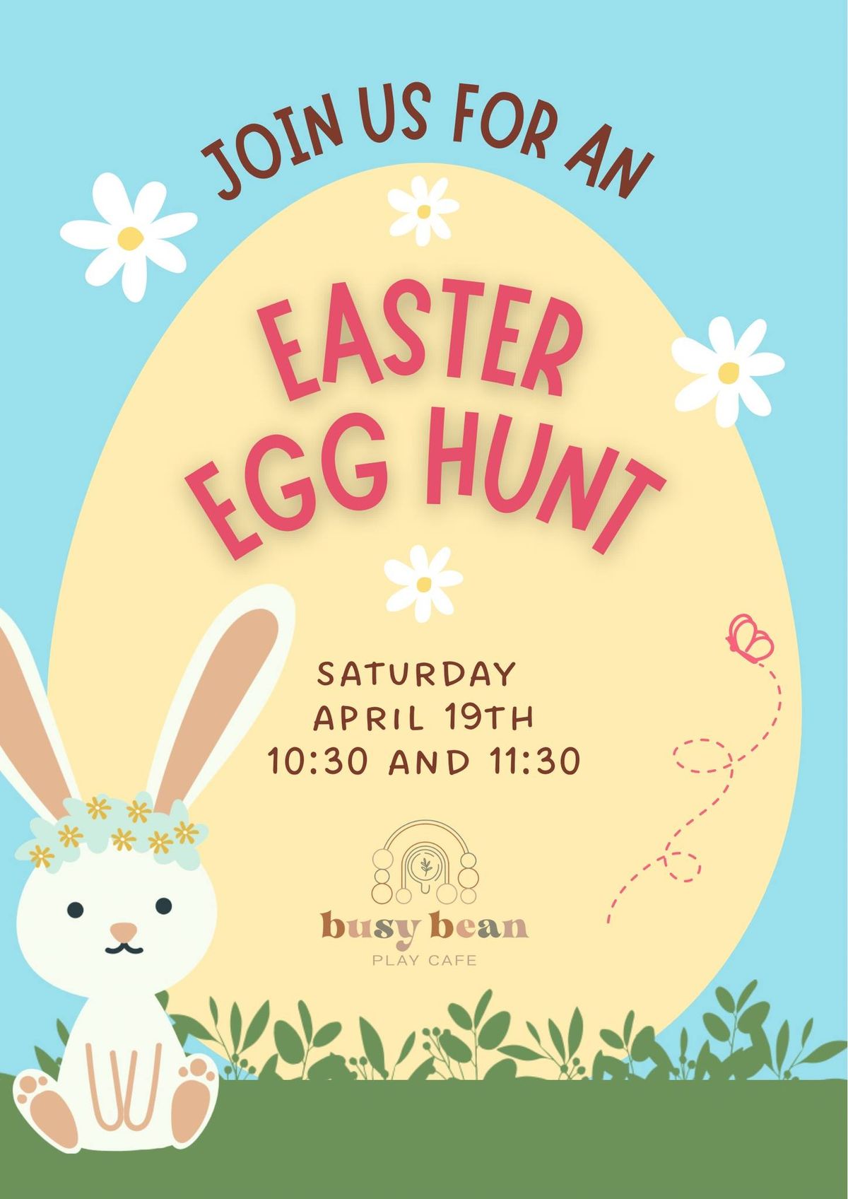 Easter Egg Hunt at Busy Bean 