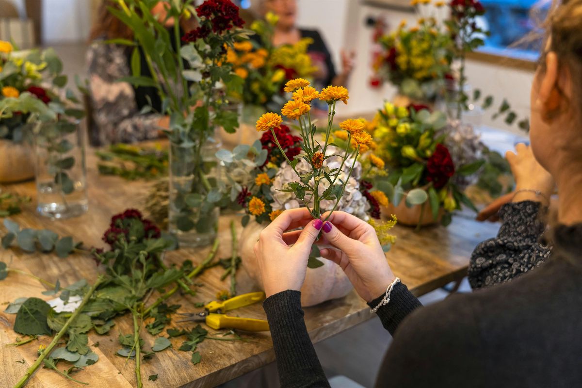 Spooky Blooms & Sweet Treats: A Halloween Bouquet Workshop