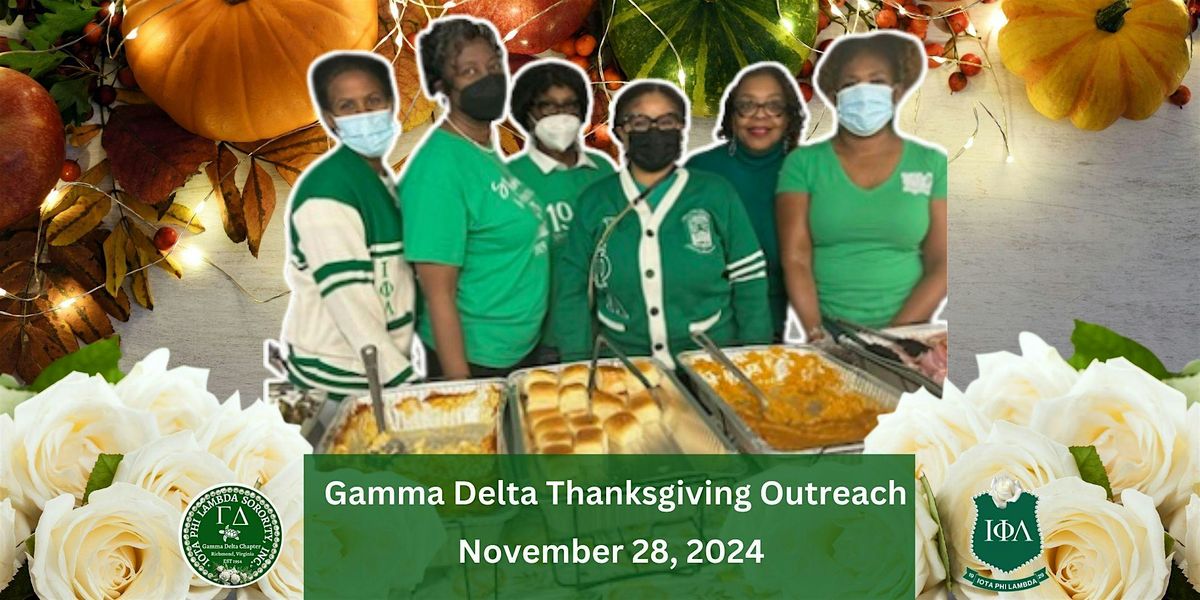 Gamma Delta Thanksgiving Outreach