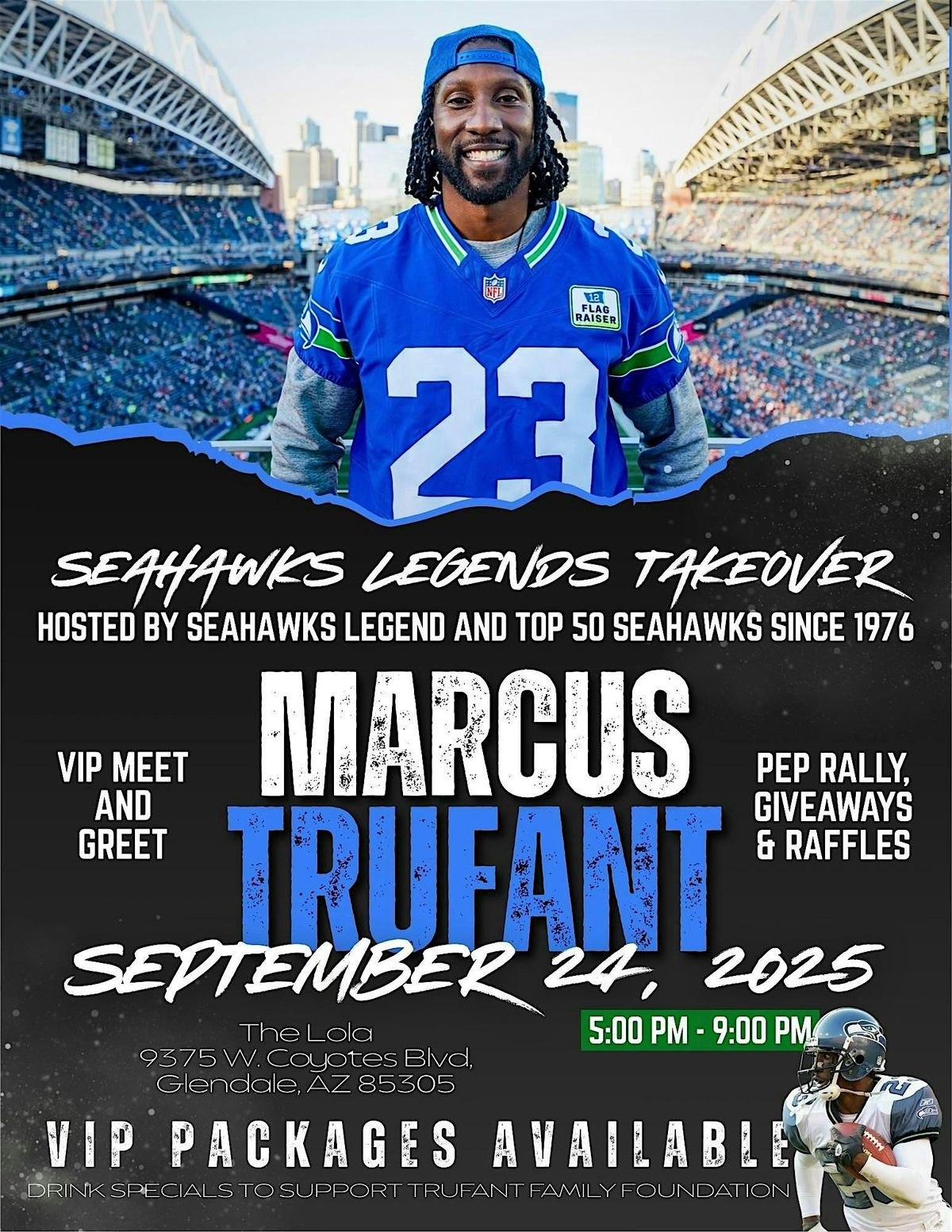 Marcus Trufant - Seahawk Legends Takeover