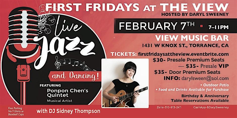 First Fridays at the View-Live Jazz & Dancing