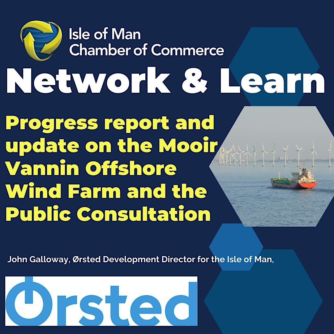 Progress report and update on the Mooir Vannin Offshore Wind Farm.