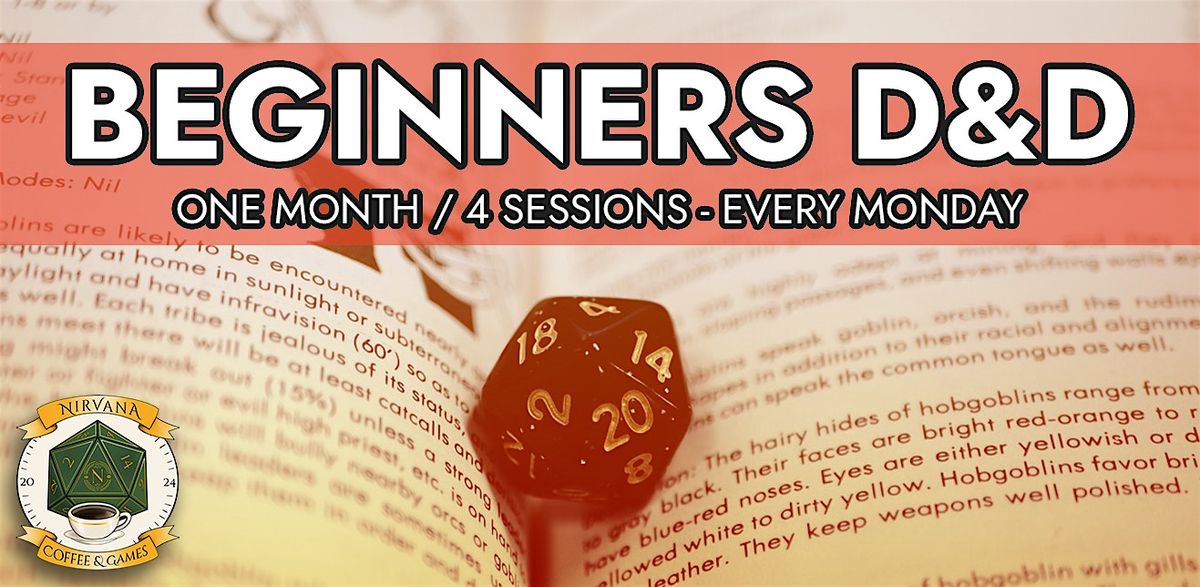 Nirvana Official Beginner D&D Course - September