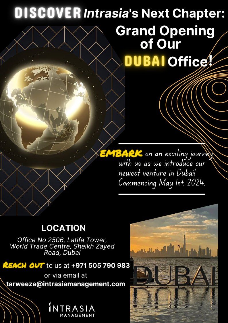 Intrasia Management Dubai Launch