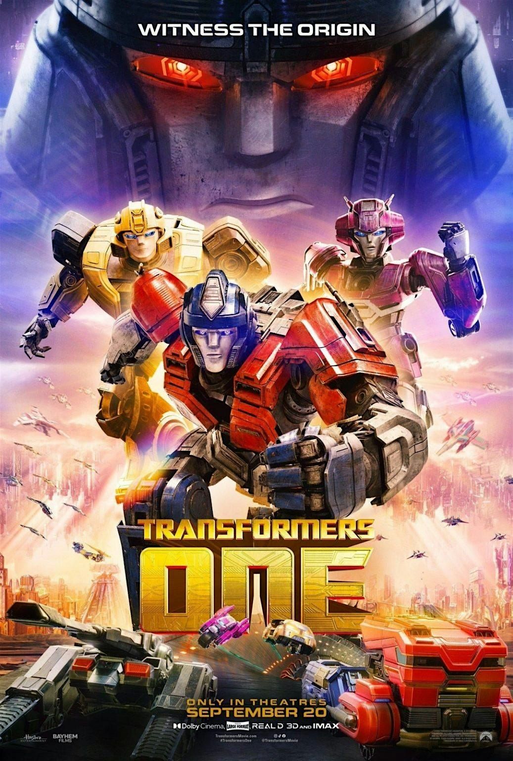 Movies Under the Stars: Transformers One (PG)