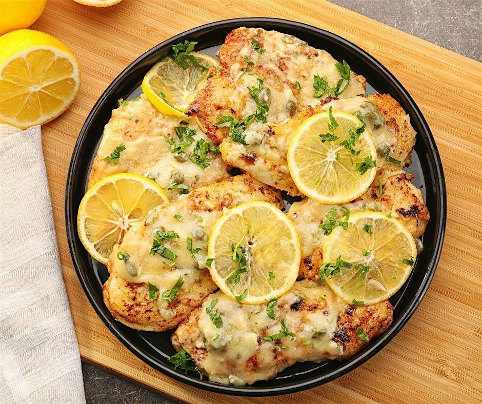 Viva Italia cooking class ! Hands on Chicken Piccata and Tiramisu