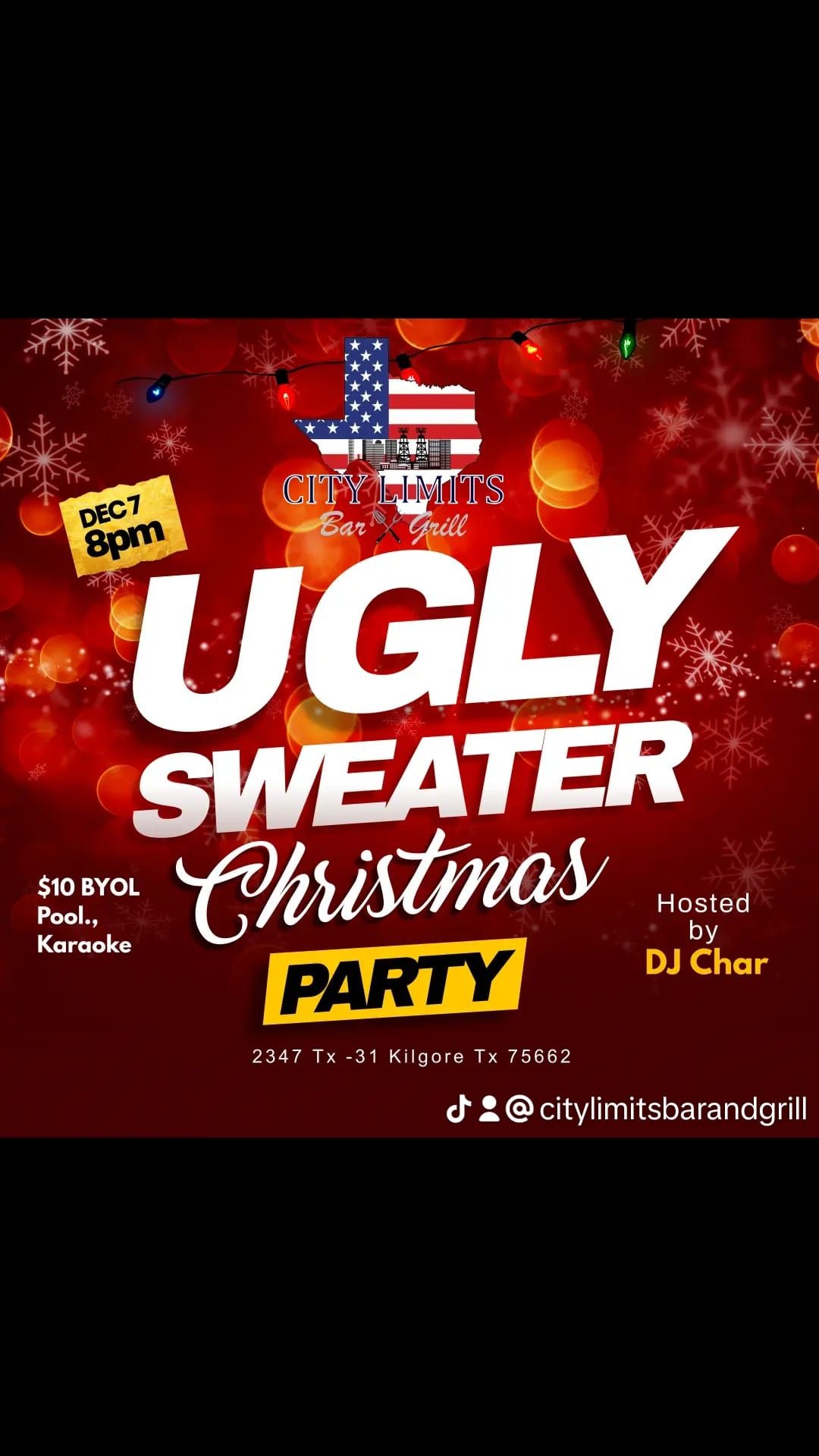 Karaoke\/ Ugly Christmas Sweater Contest