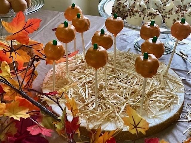 Fall Cake Pop Decorating craft workshop in Montgomery County, Md.