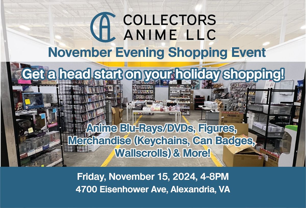 November Evening Shopping Event