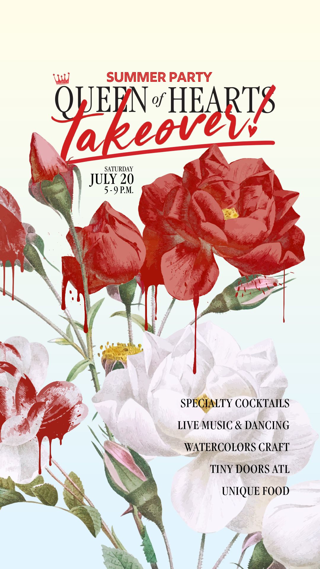 Summer Party: Queen of Hearts Takeover!