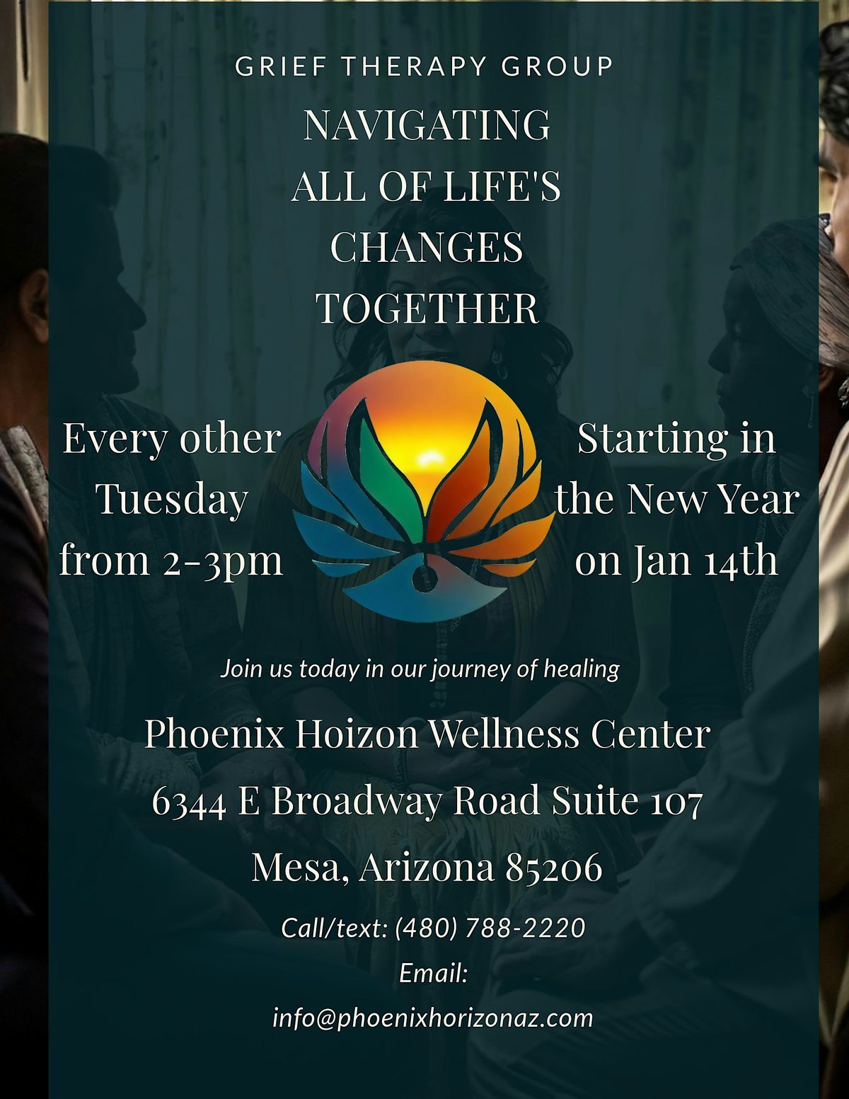 Grief Therapy Group - Phoenix Horizon Wellness Center