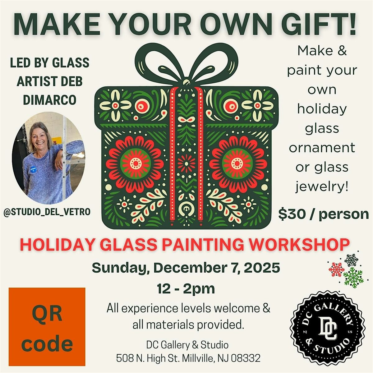Make Your Own Gift: Glass Painting Workshop