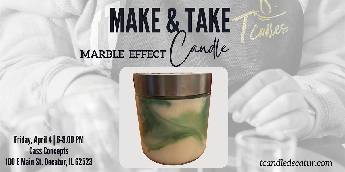 Make & Take a Marble Effect Candle