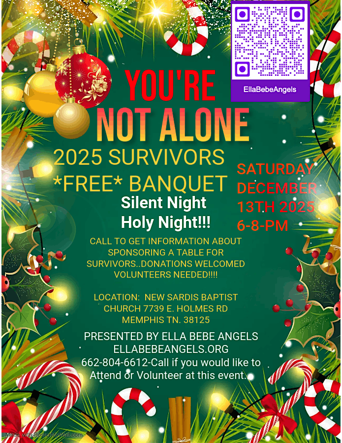 YOU'RE NOT ALONE SURVIVORS BANQUET