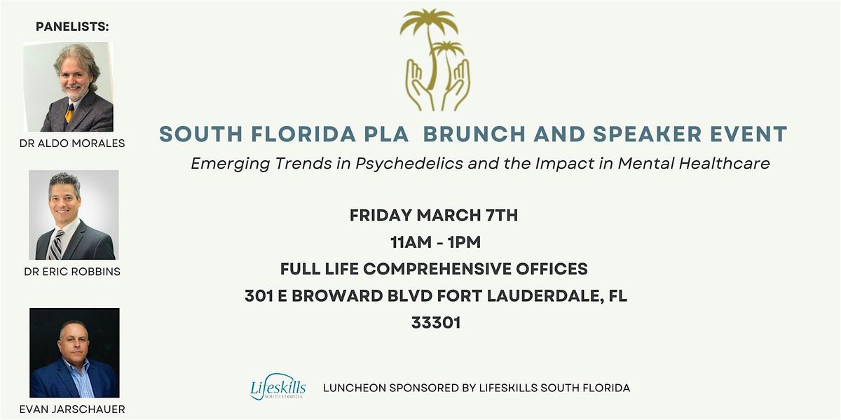 SOUTH FLORIDA PLA BRUNCH AND SPEAKER NETWORKING EVENT