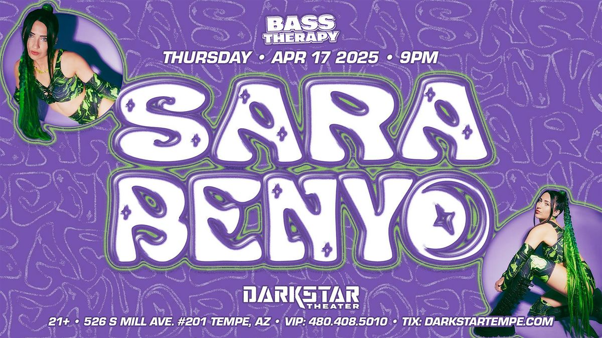 Bass Therapy Presents: Sara Benyo