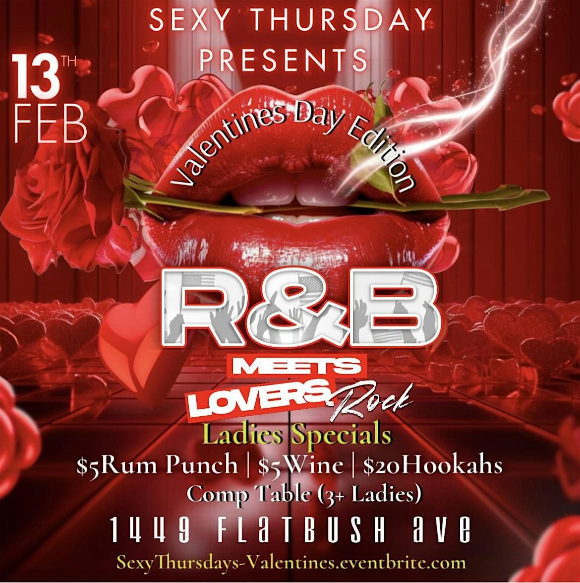 Sexy Thursdays- "R&B Meets Lover's Rock: Valentine's Day Ed"