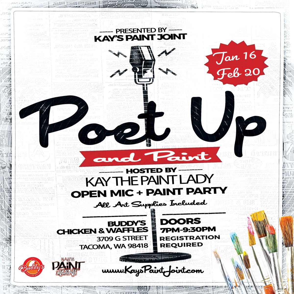 Poet Up & Paint