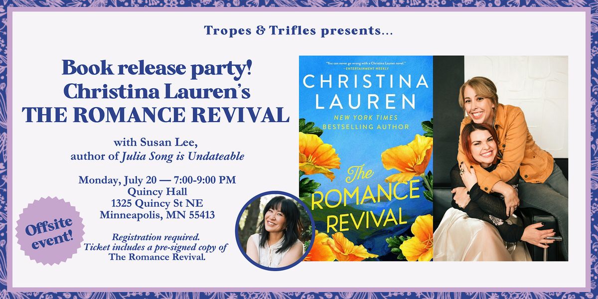 Book Release Party! Christina Lauren's THE ROMANCE REVIVAL