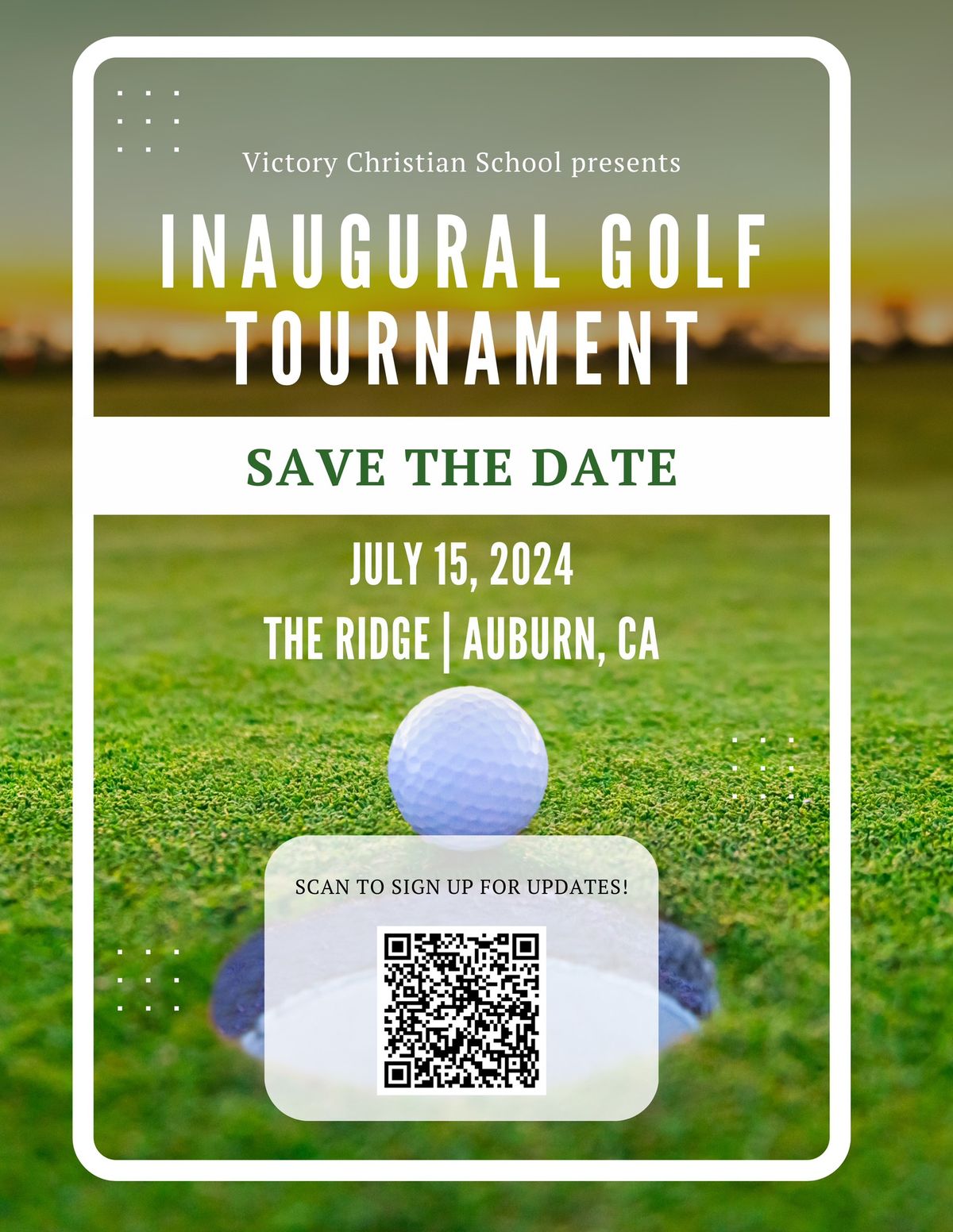 Inaugural Golf Tournament