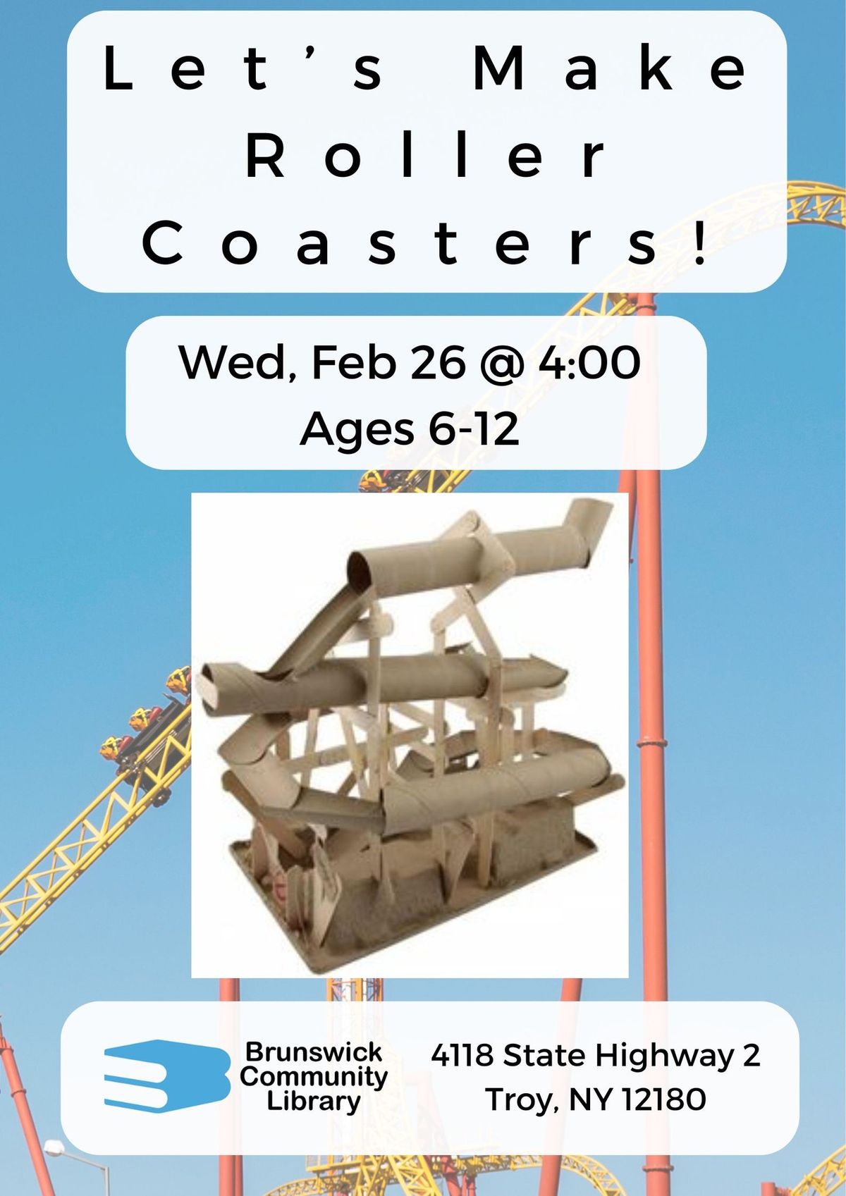 Roller Coaster STEAM Challenge