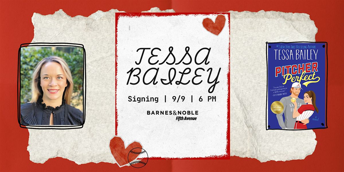Signing with Tessa Bailey for  PITCHER PERFECT @ B&N 5th Ave, NYC