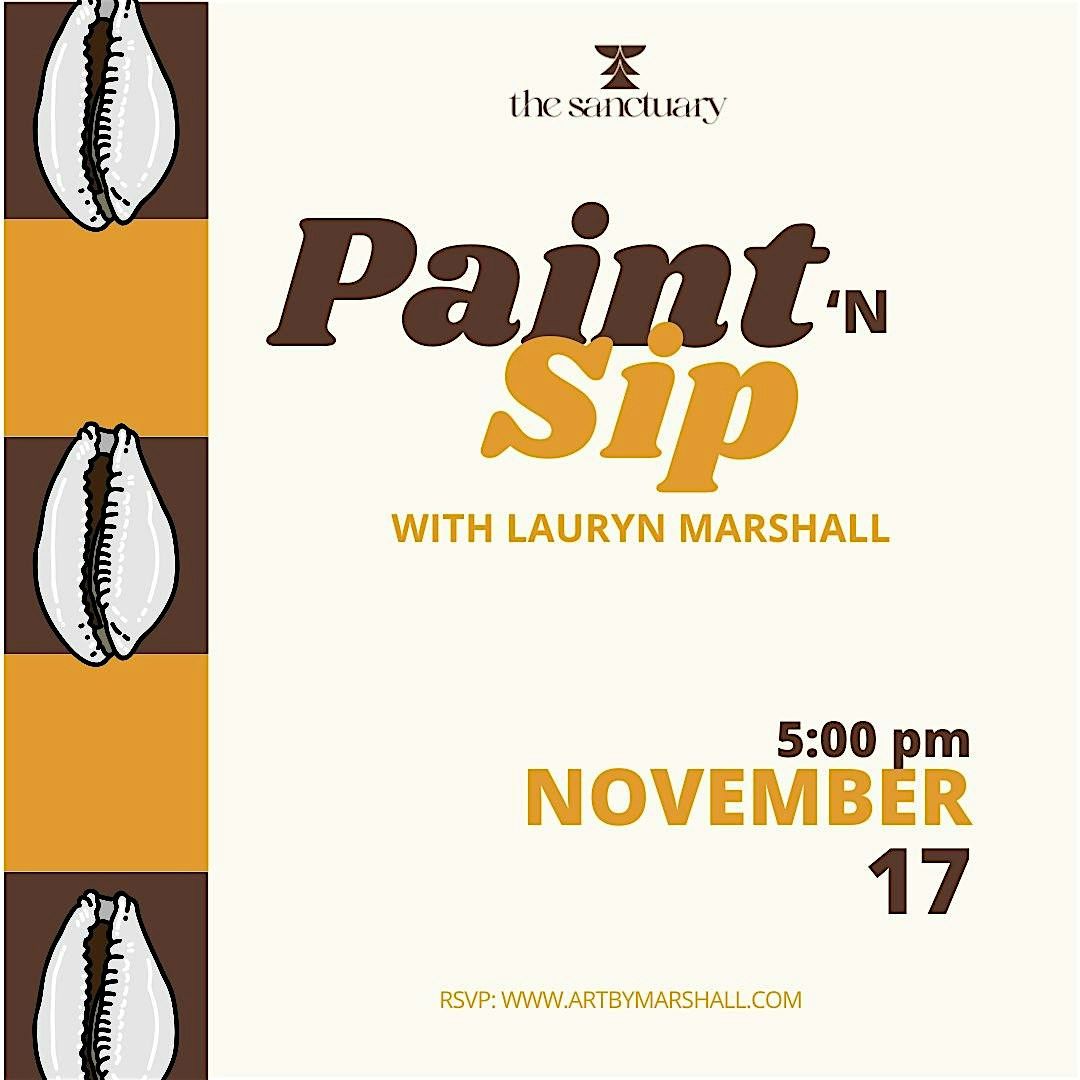 Paint 'n Sip with Lauryn Marshall