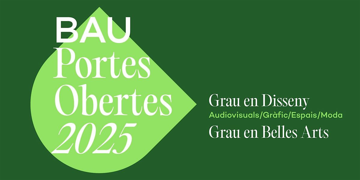 Jornada de puertas abiertas de BAU - 25 enero de 2025