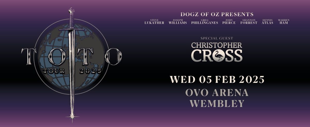 Toto plus special guest Christopher Cross Manchester Tickets