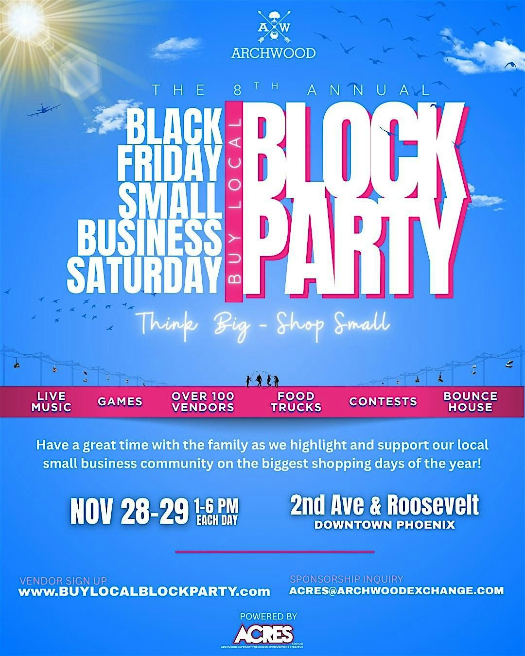 Black Friday Small Business Saturday Block Party