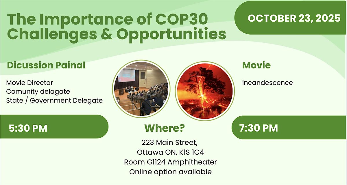The Importance of COP30 \u2013 Challenges and Opportunities Day 2