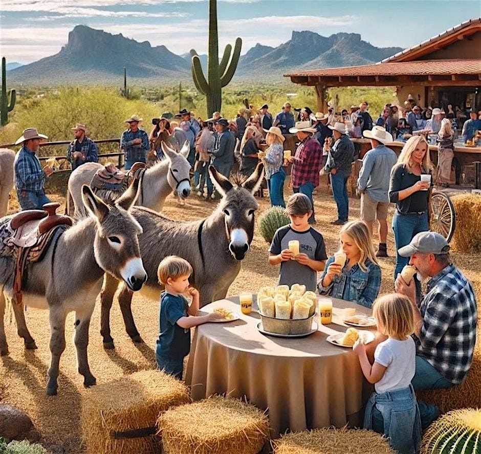 Sunset Fiesta Dinner with the Burros