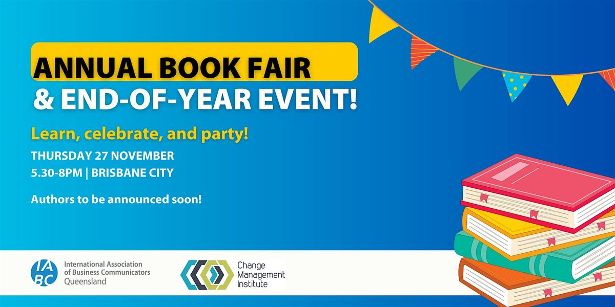 IABC Qld Annual Book Fair & End-of-Year Event