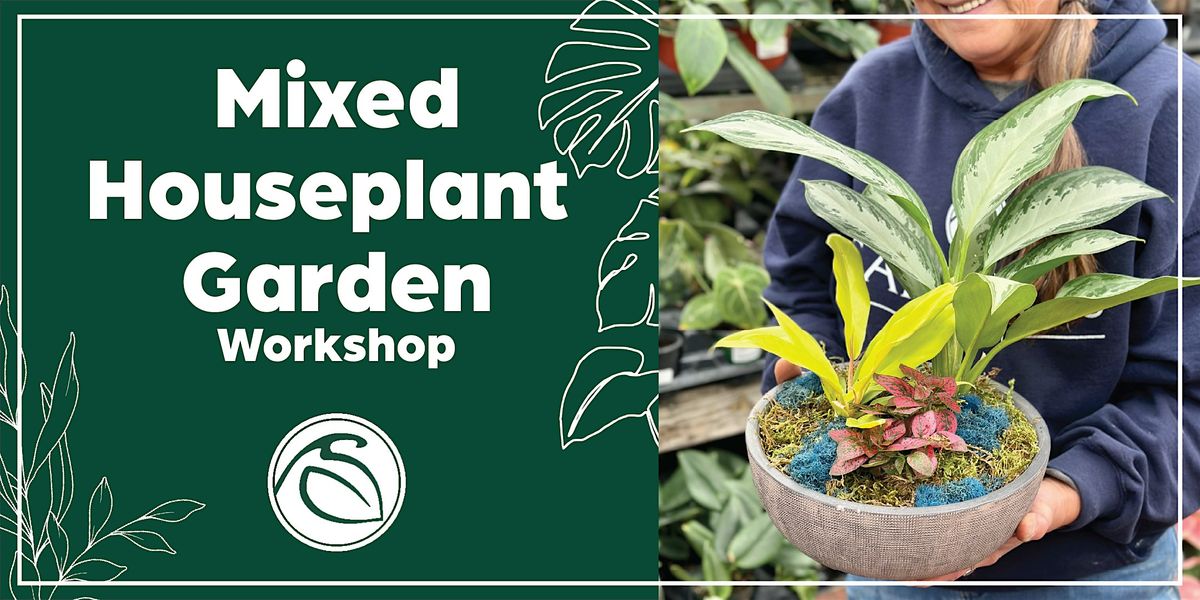 Mixed Houseplant Garden Workshop