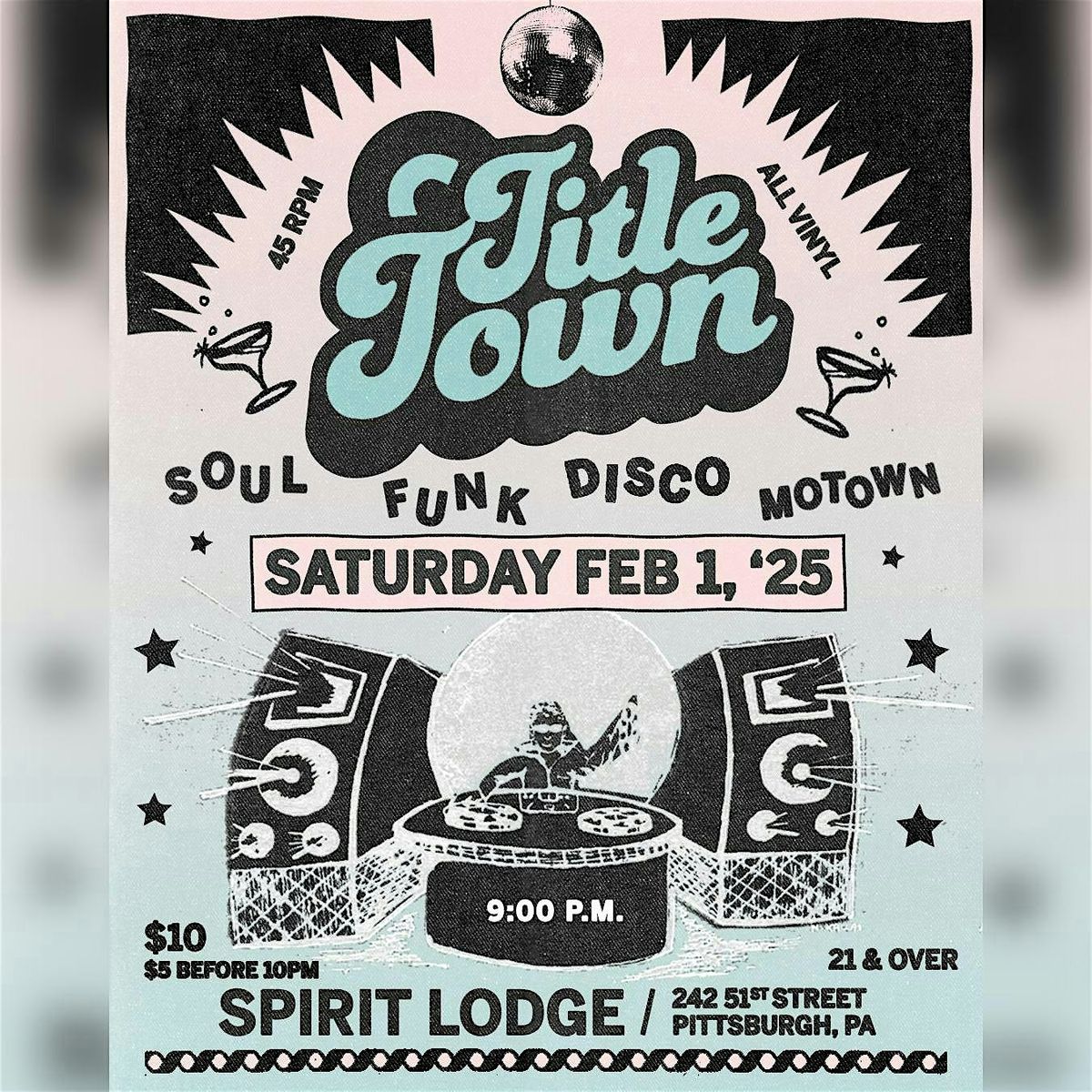 TITLE TOWN Soul & Funk Party at Spirit