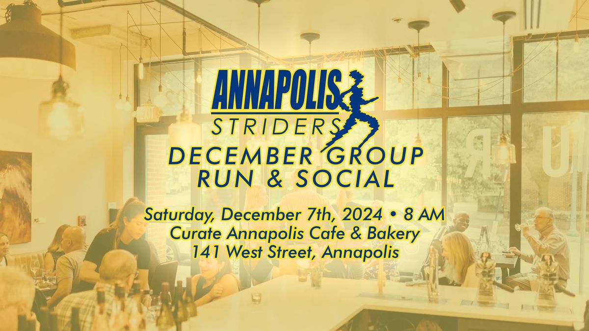 Annapolis Striders December Group Run & Social