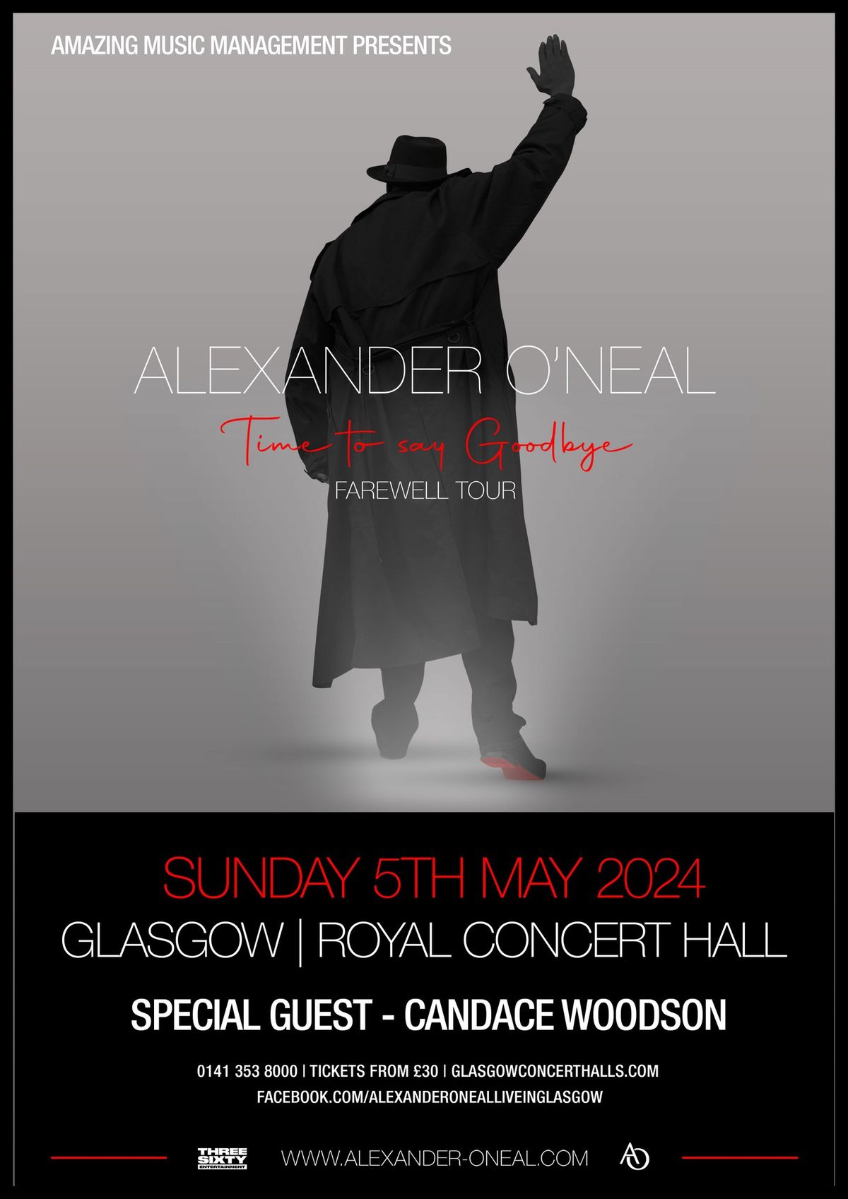 Alexander O'Neal Farewell Concert To Glasgow