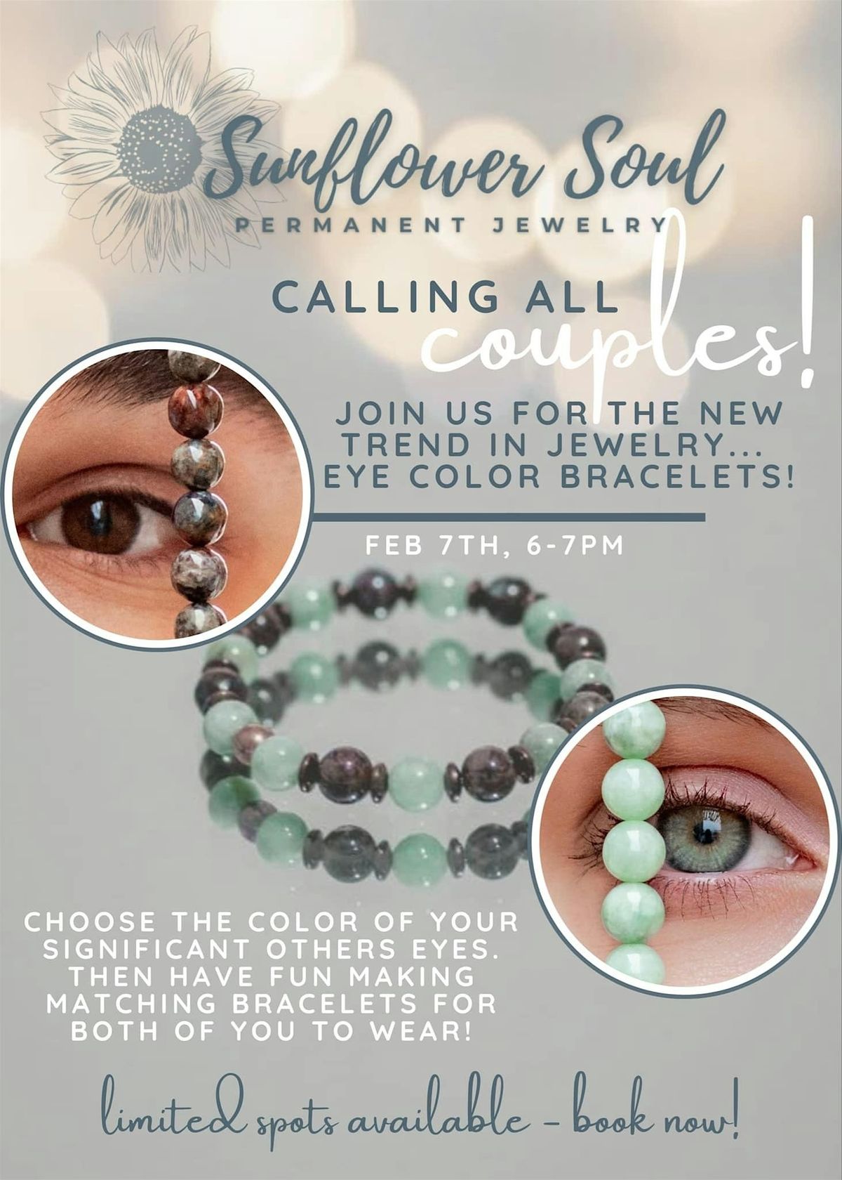 Eye Color Bracelets-Calling All Couples